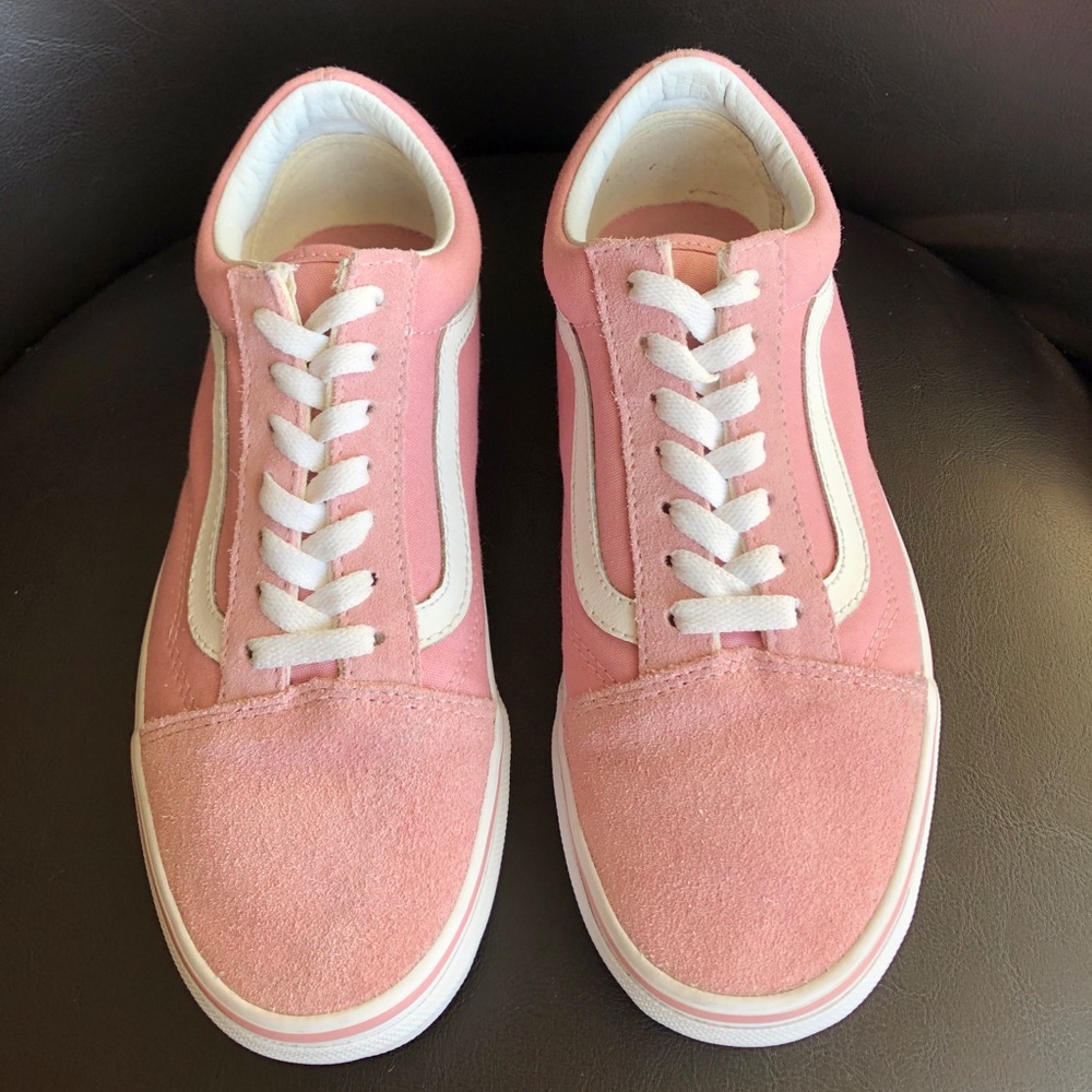 Pastel pink Old Skool Vans